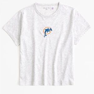 Gray T-Shirt with Dolphin Logo